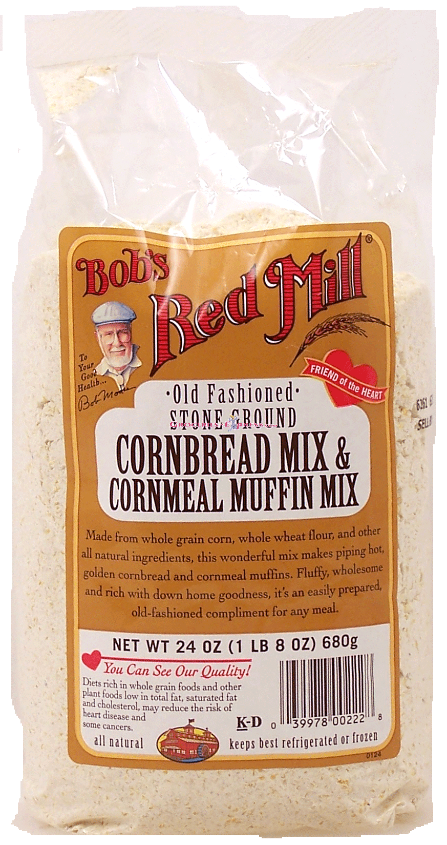 Bob's Red Mill&nbsp;Old Fashioned&nbsp;stone ground cornbread mix & cornmeal muffin mix Full-Size Picture